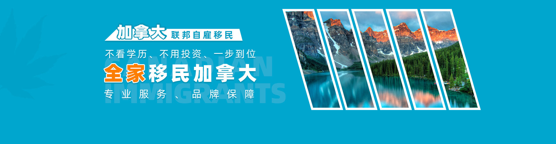 加拿大联邦自雇移民