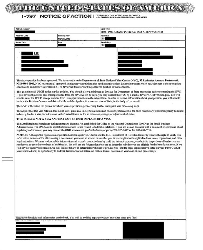 美国EB-3非技术移民